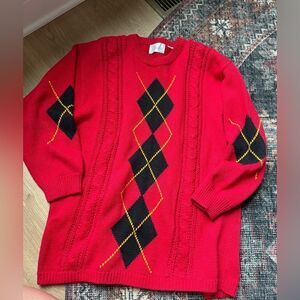 Vintage Jantzen Argyle Sweater